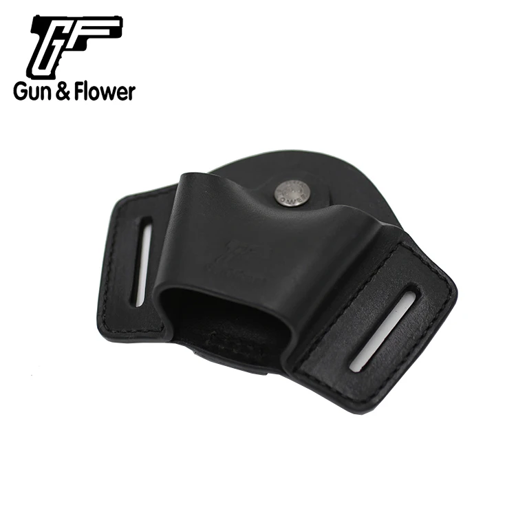 Gunflower Duty gear лоскут TopLeather мешочек с наручниками простой черный держатель Наручника с петлей для ремня