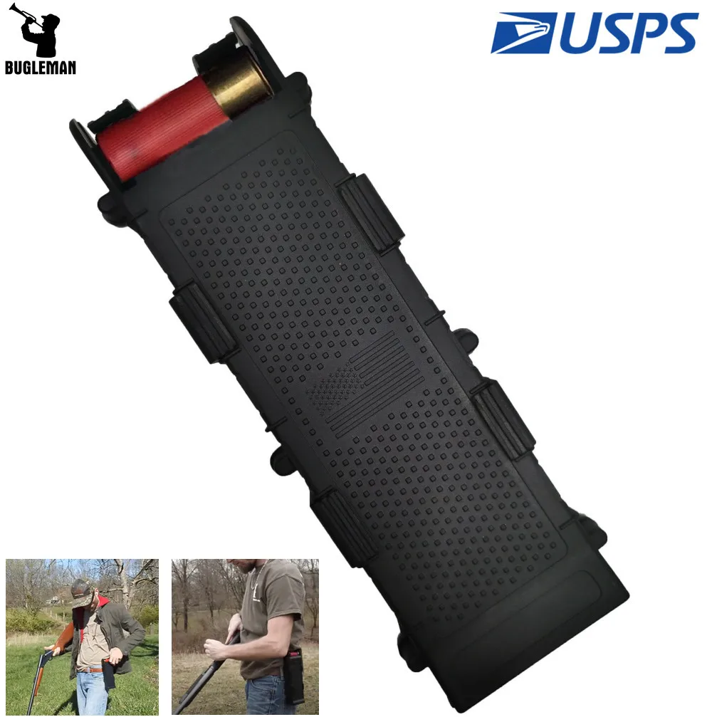 

Bugleman Tactical Hunting MOLLE 12 Gauge Shotgun Magazine Shell Pouch Carrier Holder Magazine Pouch Speed Reloader