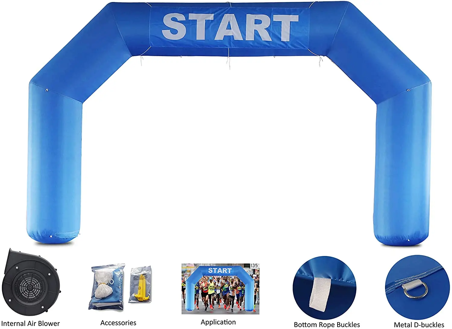 SAYOK наружная надувная АРКА надувной старт финишная линия гонки Арка баннеры с