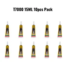 Zhanlida T7000, 10 шт., 15 элементов, черный контакт, клейкий ЖК-дисплей, рамка, фотоэлемент, склеивание экрана, клей для ремонта стекла