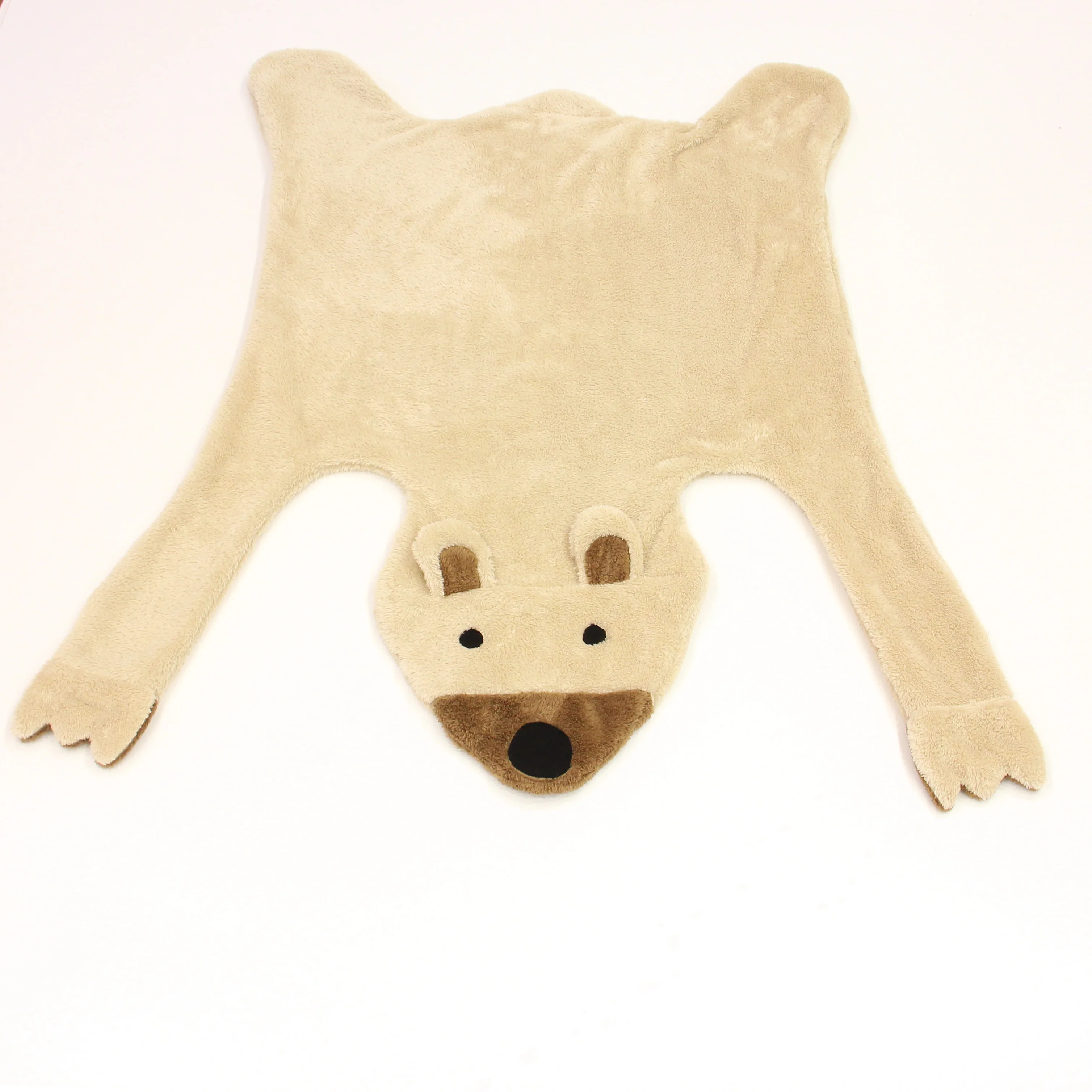 

Zewkli Plush Animal Bear Coat Fluffy Doormat Carpet Decorative Soft Kids
