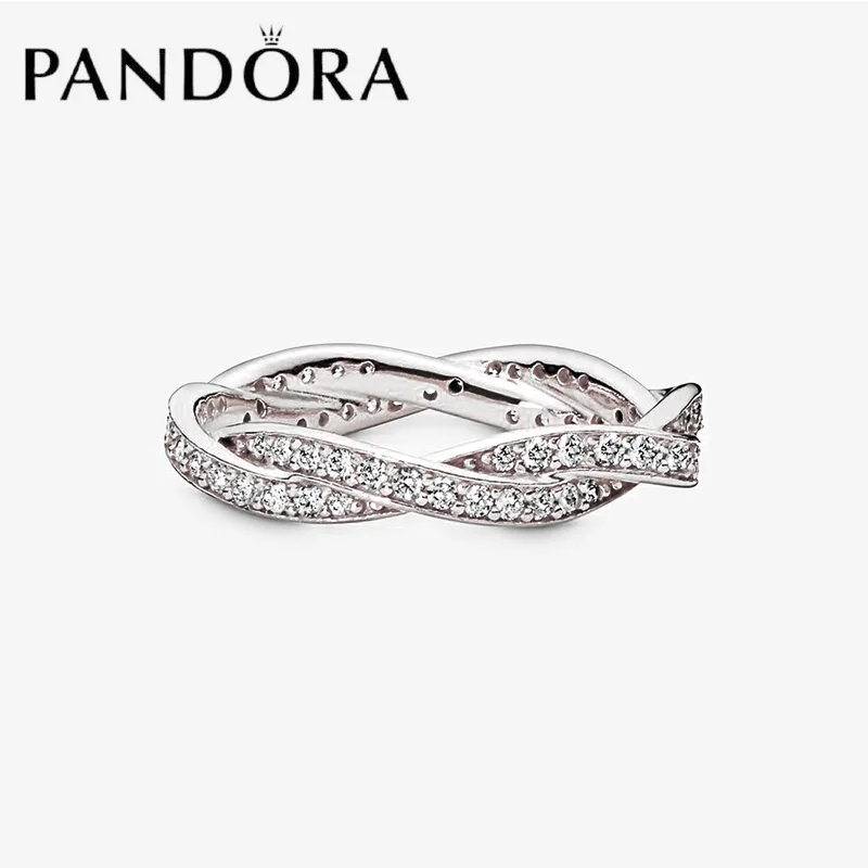 

New Genuine PANDORA Sterling Silver Rose Gold Ring Gift Box Mother's Day