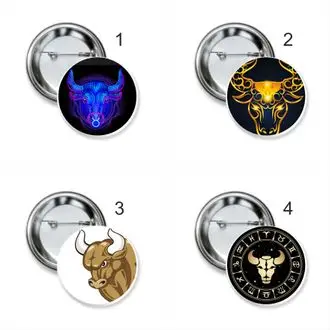 Значки знак Зодиака Телец №2 №2|Значки| |