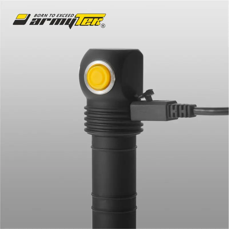 Светодиодный Налобный Фонарь Armytek Elf C2 XP-L Micro-USB+ 18650 Li-Ion аккумулятор
