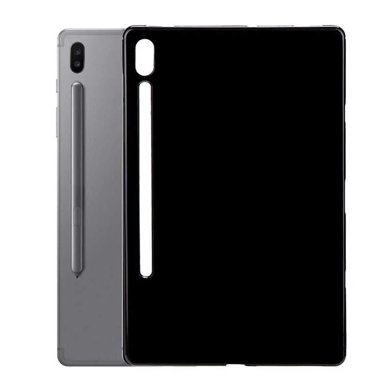 Чехол для Samsung Galaxy Tab S7 Plus T970 из мягкого ТПУ силикона + нано защита экрана|Бамперы| |