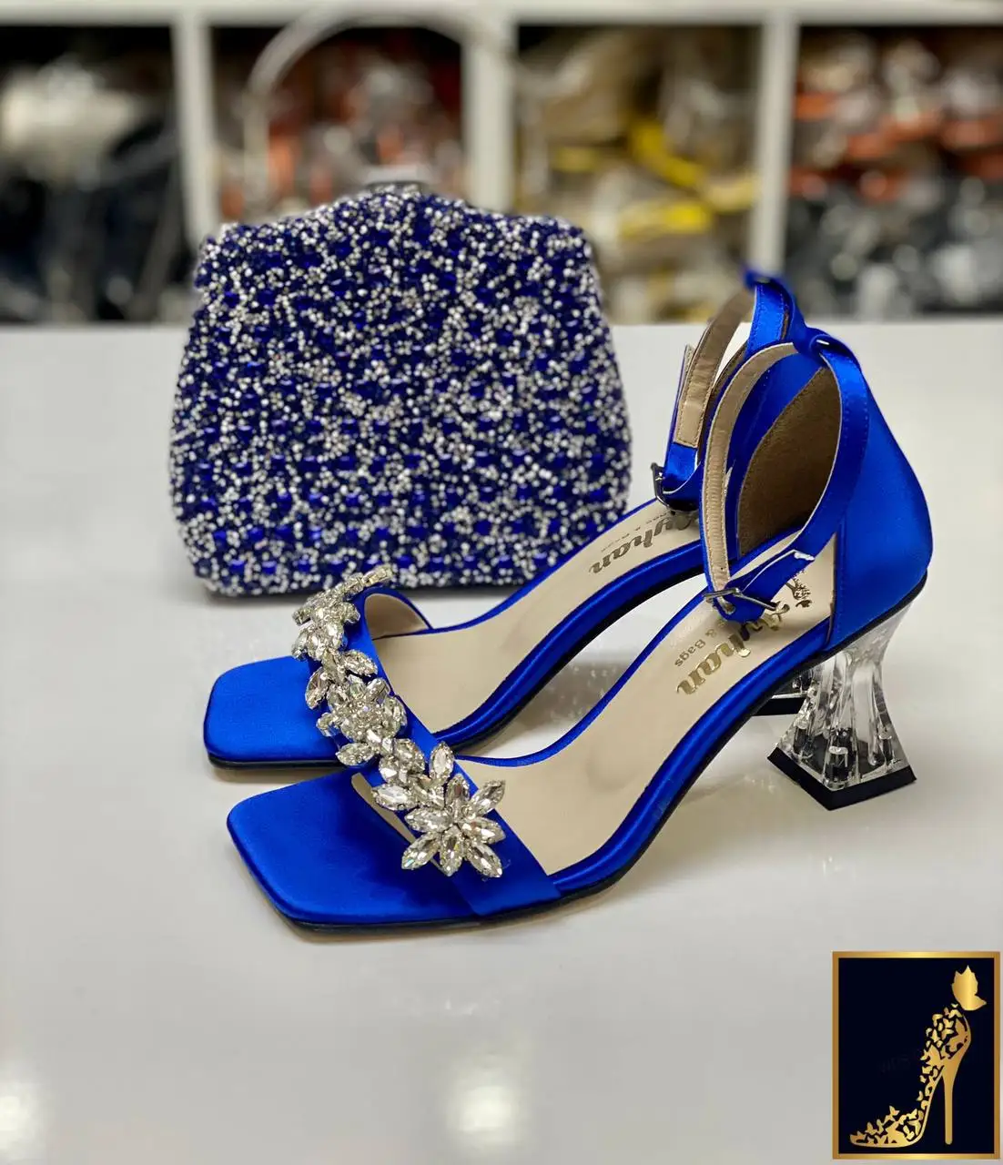 

Комплект женской обуви, туфли-лодочки на высоком каблуке, заостренный носок, платформа, свадебные, для Dowry, деловые, африканские модели, цепочка на ремешке, sansale