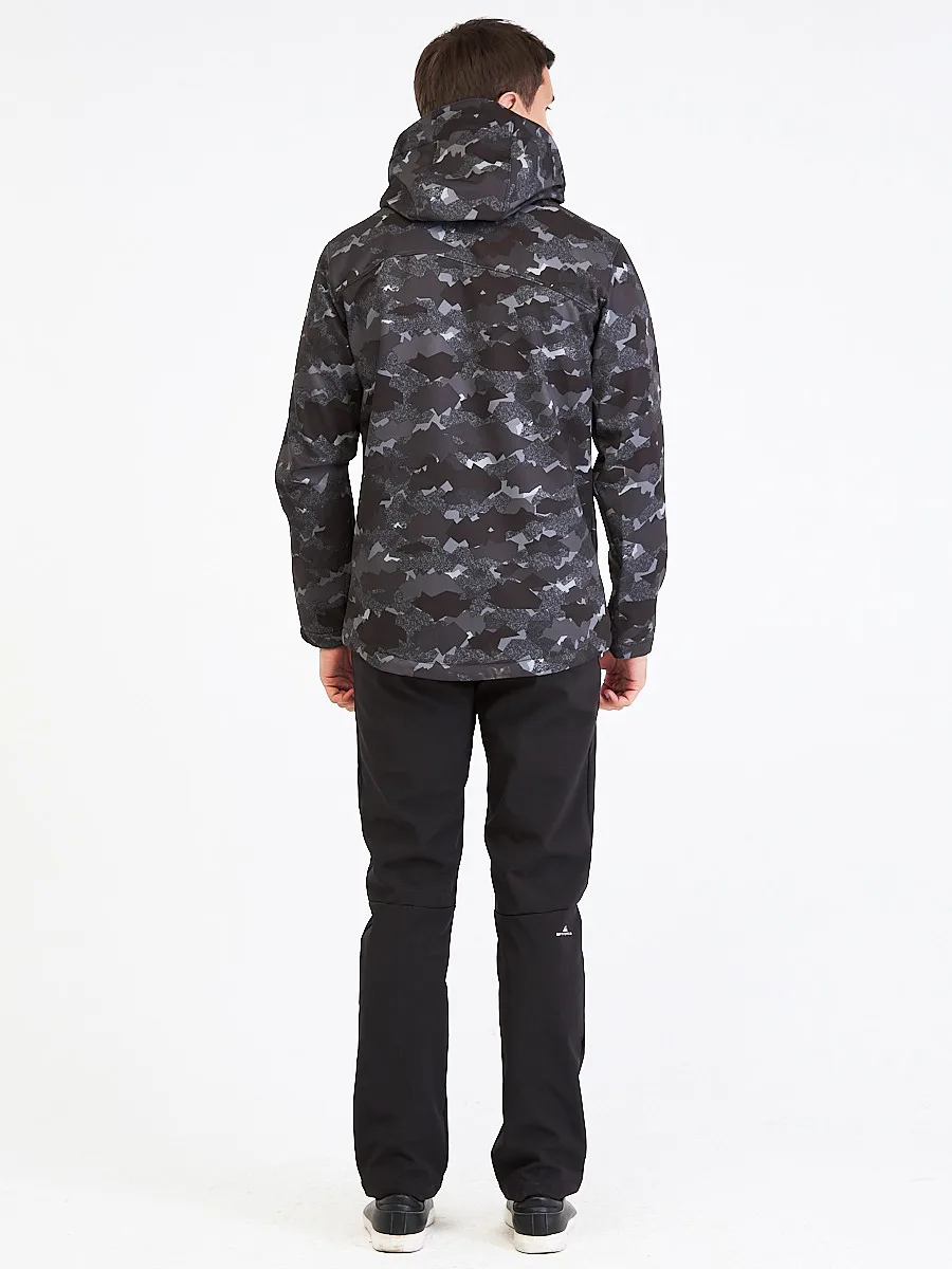 Костюм мужской softshell темно-серого цвета 01941-1TС | Спорт и развлечения