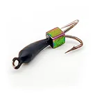 Мормышка вольфрамовая WORMIX37 Коза с кубиком Хамелеон для зимней рыбалки