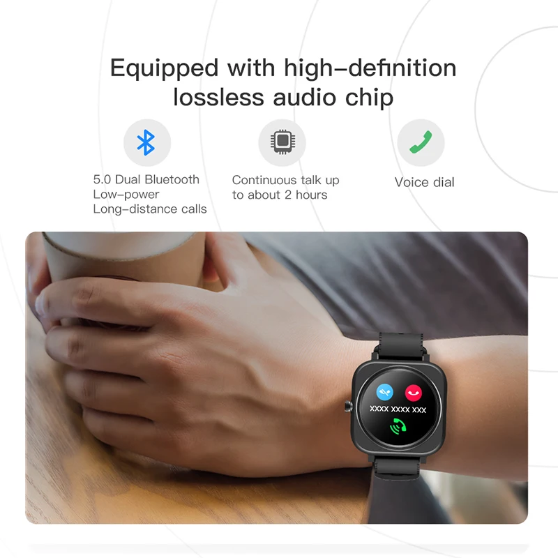 Мужские Смарт часы MAFAM W35 с пульсометром и Bluetooth вызовом экран 1 28 дюйма фитнес