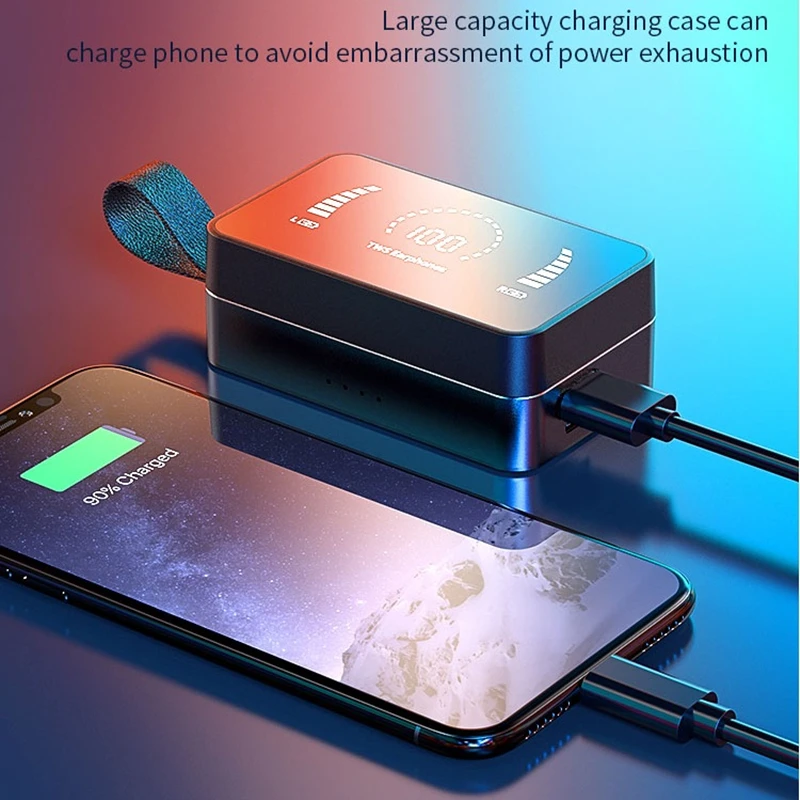 

TWS Bluetooth 5.0 Earphones 3500 mAh Charging Box Wireless Headphone Sports Entertainment Waterproof Earhook Headsets For Xiaomi