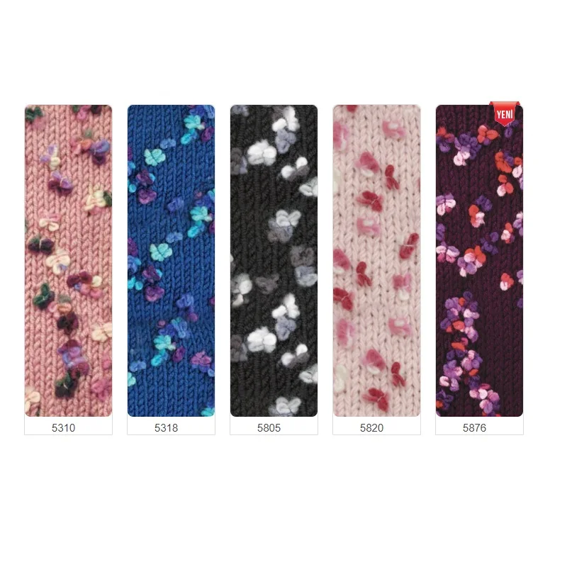 Alize SUPERLANA макси из ленточной пряжи и украшением в виде цветов 100GR % 70 акриловые