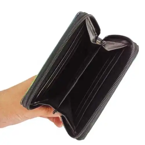 

Jungkook Design Blue Medium Size Wallet K-Pop Logo Card Holder Unisex Wallet Clear Short Purse Wallet Card Holder Unisex Zipper