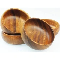 wooden bowls candy nuts fruit appetizer condiments and snack cereal tableware bowl set kitchen accessories natural wood snacks