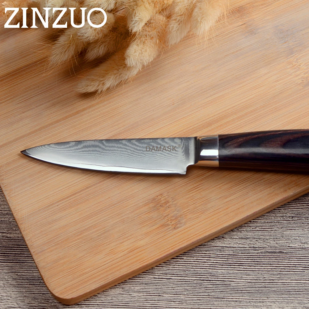 ZINZUO VG10 дамасский нож 67 слойный японский шеф повара очень острое лезвие Дамасская