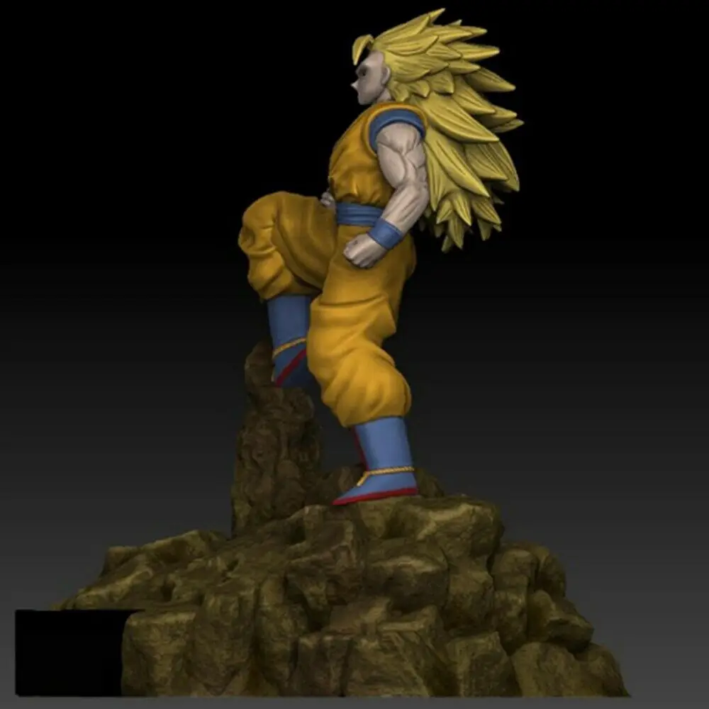 DragonBall Z Super Saiyan 3 Go ku Gokou GK статуя фигурка игрушка Коллекция Модель DBZ