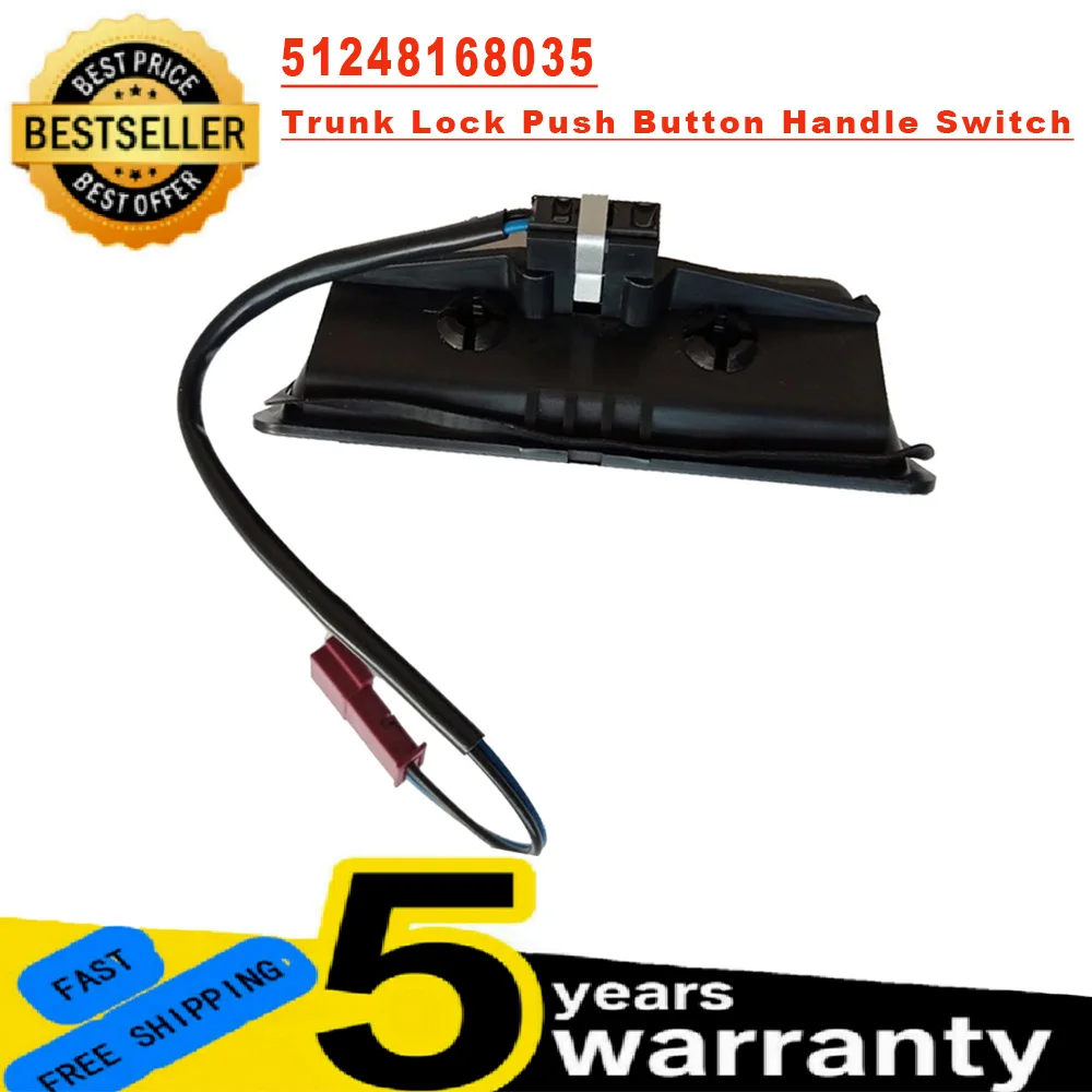51248168035 For BMW E39 E60 530xit M5 540i 530i 525i 530xi 525xi 545i 525i Trunk Lid Lock Push Button Switch 51248168035 For BMW E39 E60 530xit M5 540i 530i 525i 530xi 525xi 545i 525i Trunk Lid Lock Push Button Switch