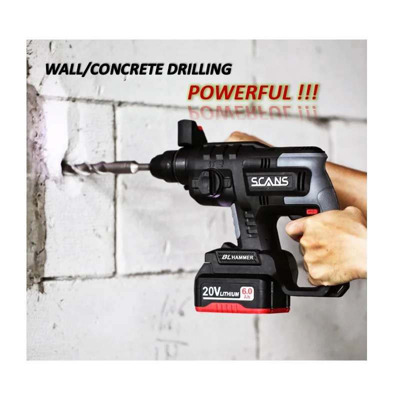 Безщеточный перфоратор SC5200/S521 20 в SDS с литий-ионной батареей 4 0/Ач | Инструменты