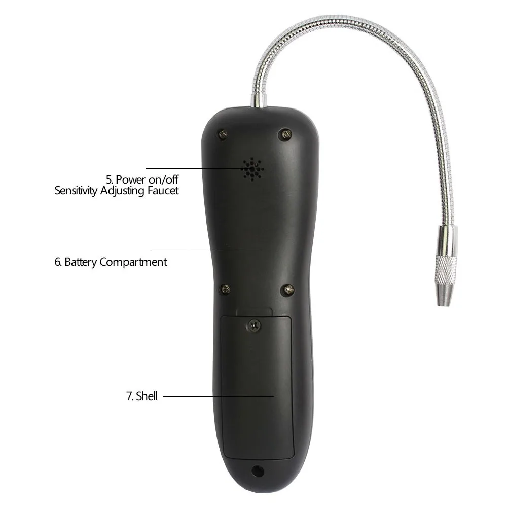 Детектор Утечки фреона Elitech CLD-100 галогенный детектор утечки газа для автомобилей