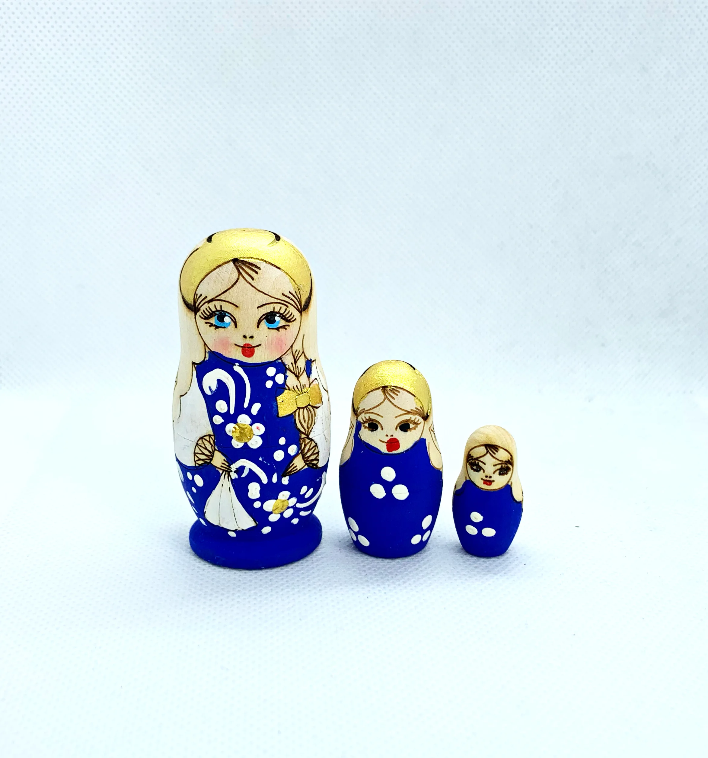 Русская Матрешка русская кукла 7 см ручной работы 3 фута украшение игрушки плитка