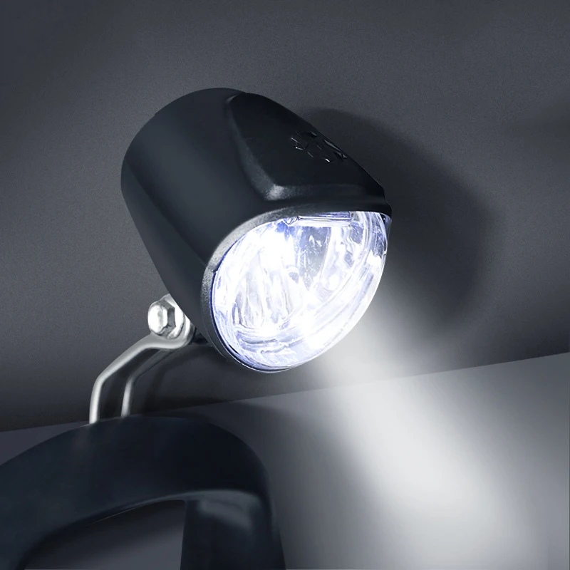 

Road Headlight Parts 6V Light Lamp Electric bicycle For Bafang mid drive motors Black Front