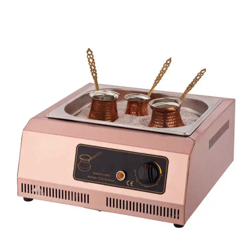 

COPPER Turkish Coffee Maker, Turkish Arabic Electric Hot Sand Coffee Maker Heater Machine, 220V, Special Sand.