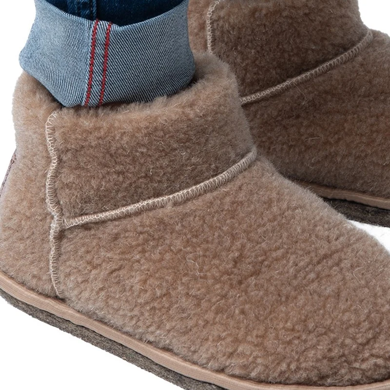 Uggs for children camel wool lamb woollamb warm felt fur Ugg boys and girls beige color boots fashion winter slippers soft sole chongka chuni numdah