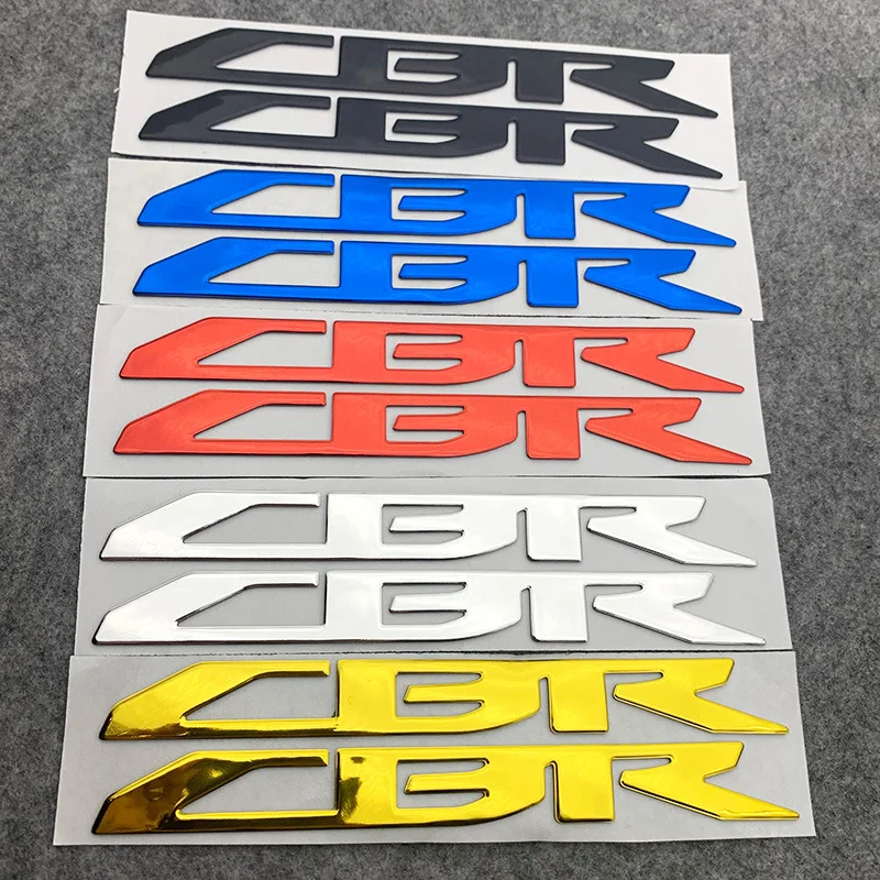 

3D Racing Motorcycle Sticker Soft Adhesive Emblem Badge Rubber Protector for Honda CBR650F CBR600RR 500R/300R/250R