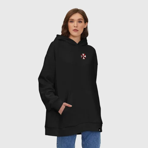Худи SuperOversize хлопок UMBRELLA CORP(+спина) | Женская одежда