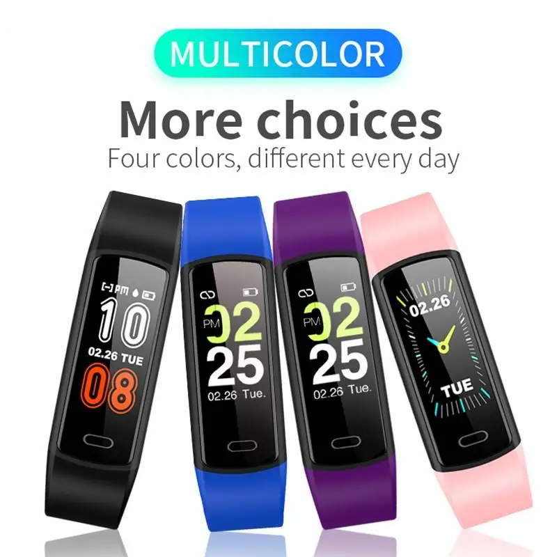 Профессиональный водонепроницаемый смарт браслет спортивный для плавания