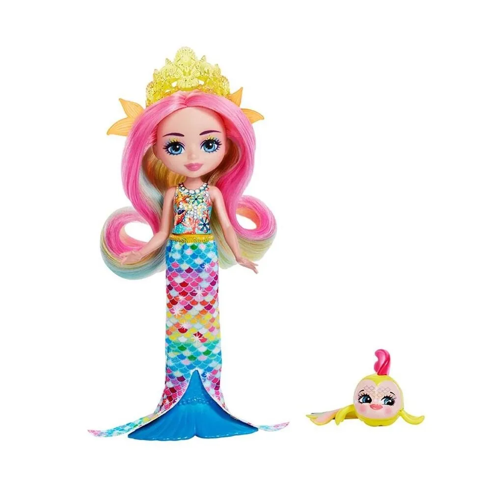 Фигурка героя Royal Enchantimals кукла радиа Радуга Рыба и Фло милые животные друг для девочек игрушки коллекционные модели подарок