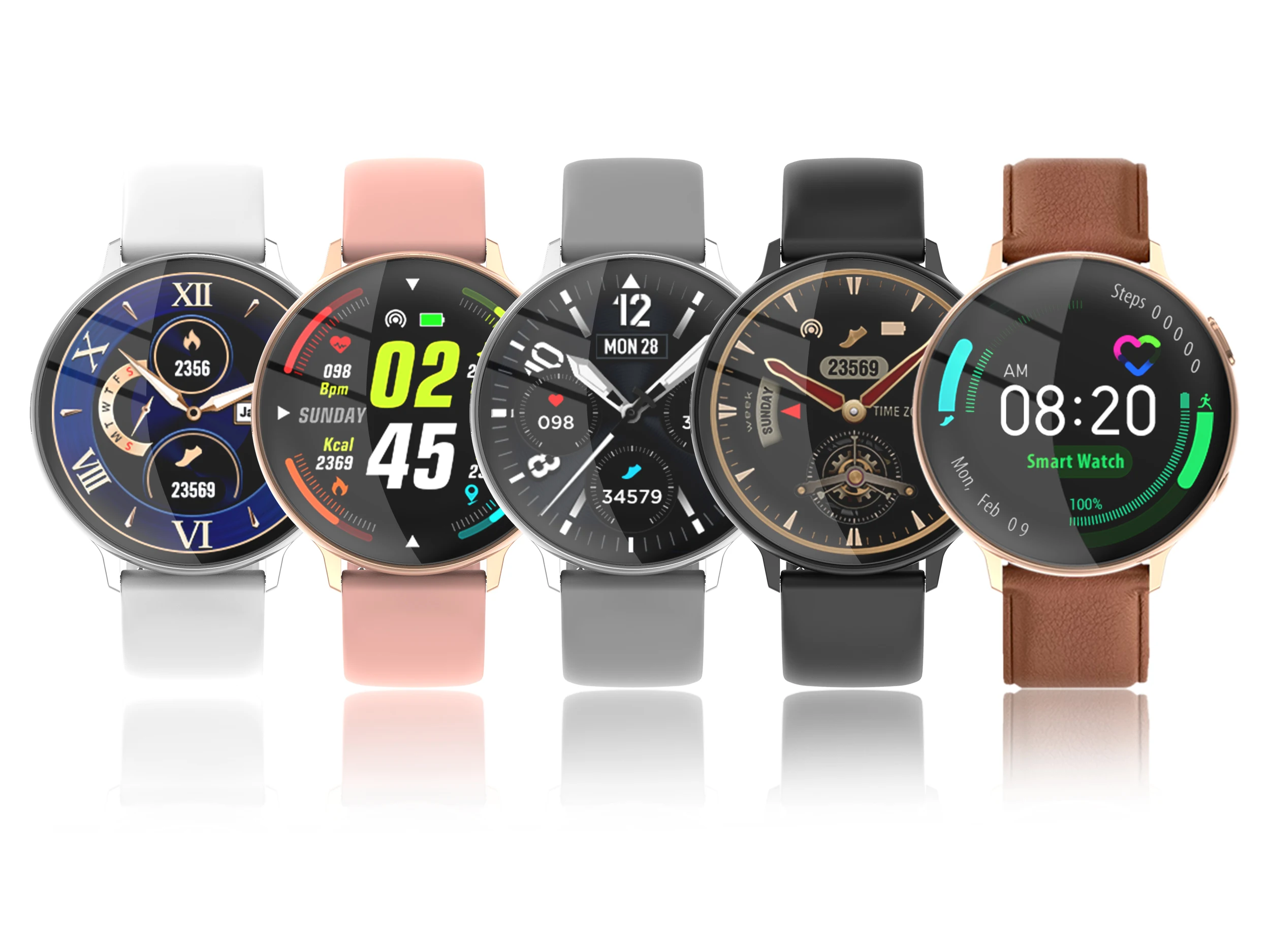 

Original Huami C6 Galaxy Watch Active 2 IP67 Bluetooth Smart Watch Aluminum Global version black silver GOLD