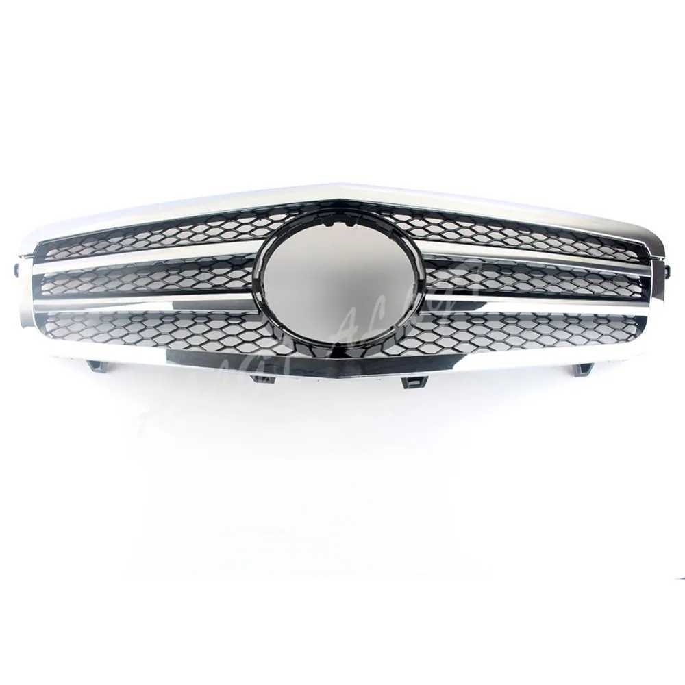 Передняя решетка автомобиля подходит для Mercedes Benz E Class E350 E550 E63 2010 2011 2012 2013 W212 решетка матовый черный хром AMG