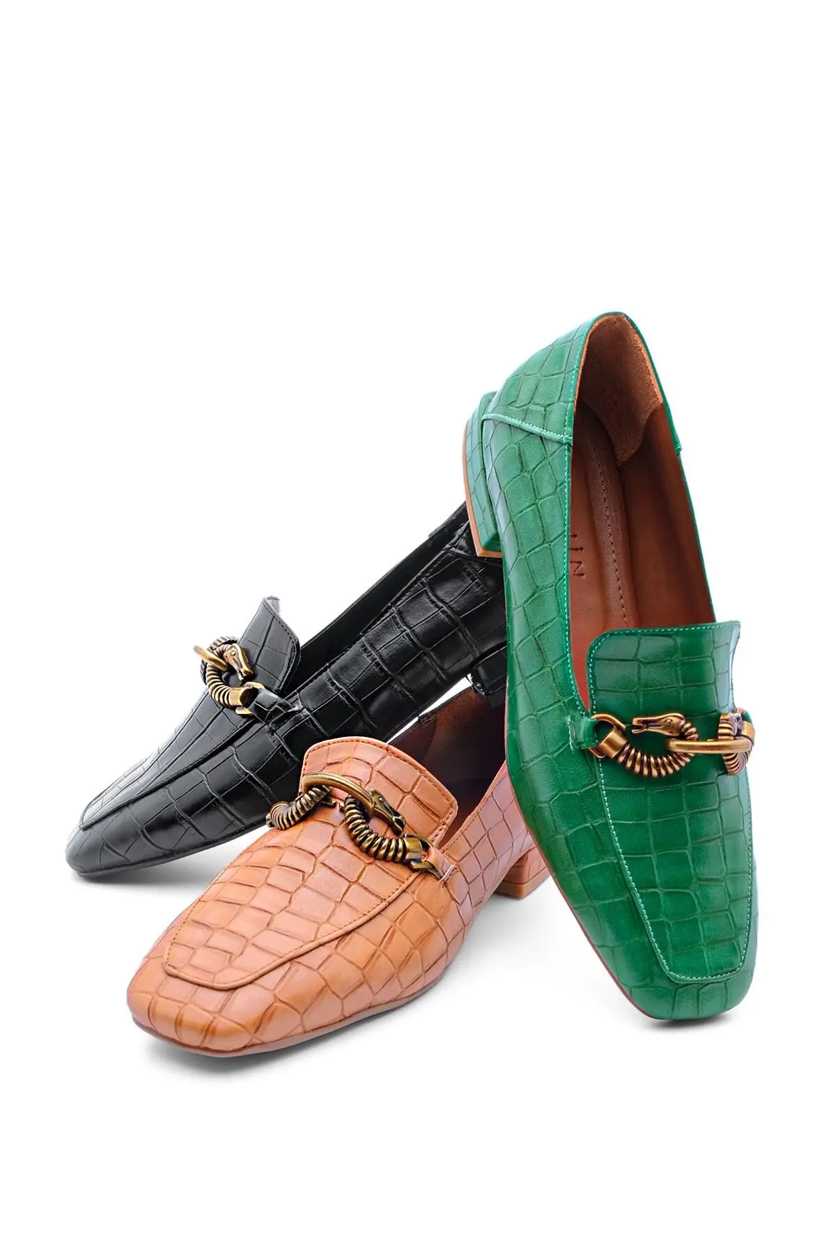 

2022 Loafer Loafers For Women Designer Luxury Heels Anti-Slip Genuine Platform Lolita Cool Autumn Round Toe Elegant Daily detail
