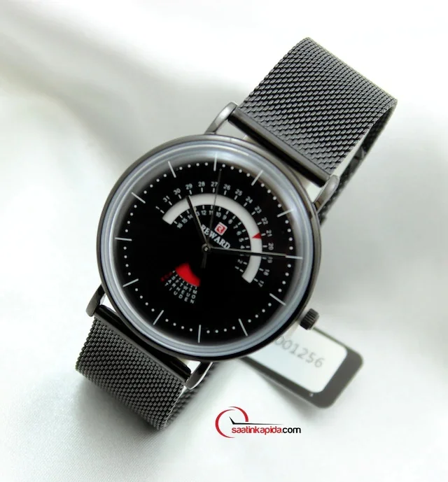 Recompensa Preto Masculino Mesh Metal Assista 417287148 Rwd62007m