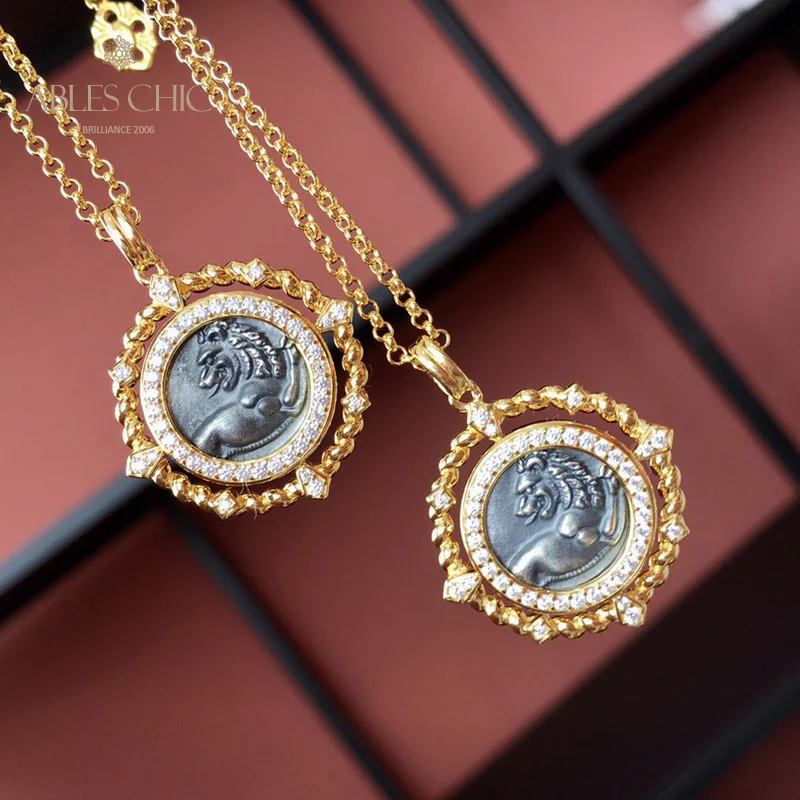 Подвеска в виде монеты серебро 925 пробы