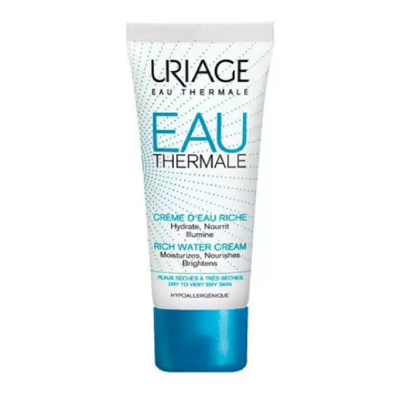 Uriage Eau Thermale enriched moisturizer for dry and sensitive skin women men 40 ml Face mask Korean cosmetics face care moisturize Massager cream