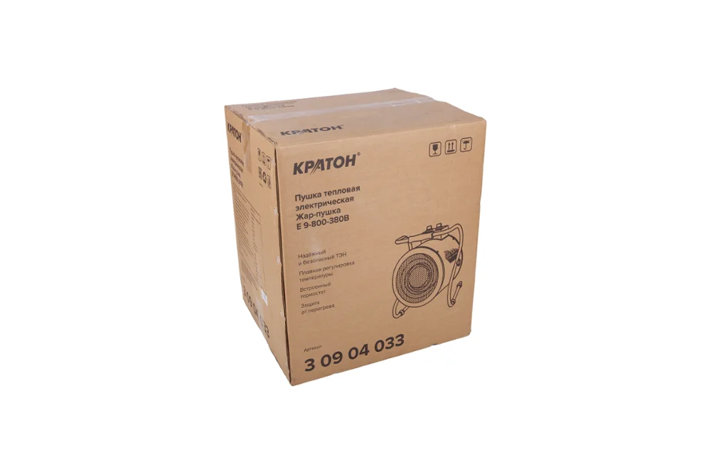 Пушка тепловая электрическая КРАТОН Жар пушка Е 9 800 380В|Термофены| |