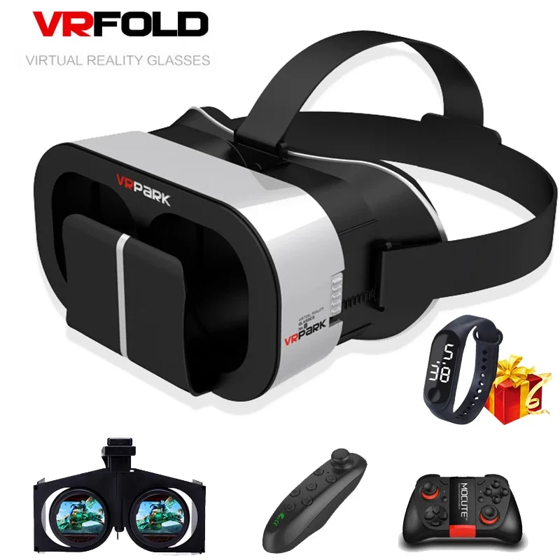 Новинка 2022 Очки виртуальной реальности VRPARK V5 3D очки 3 D для фильмов гарнитура шлем