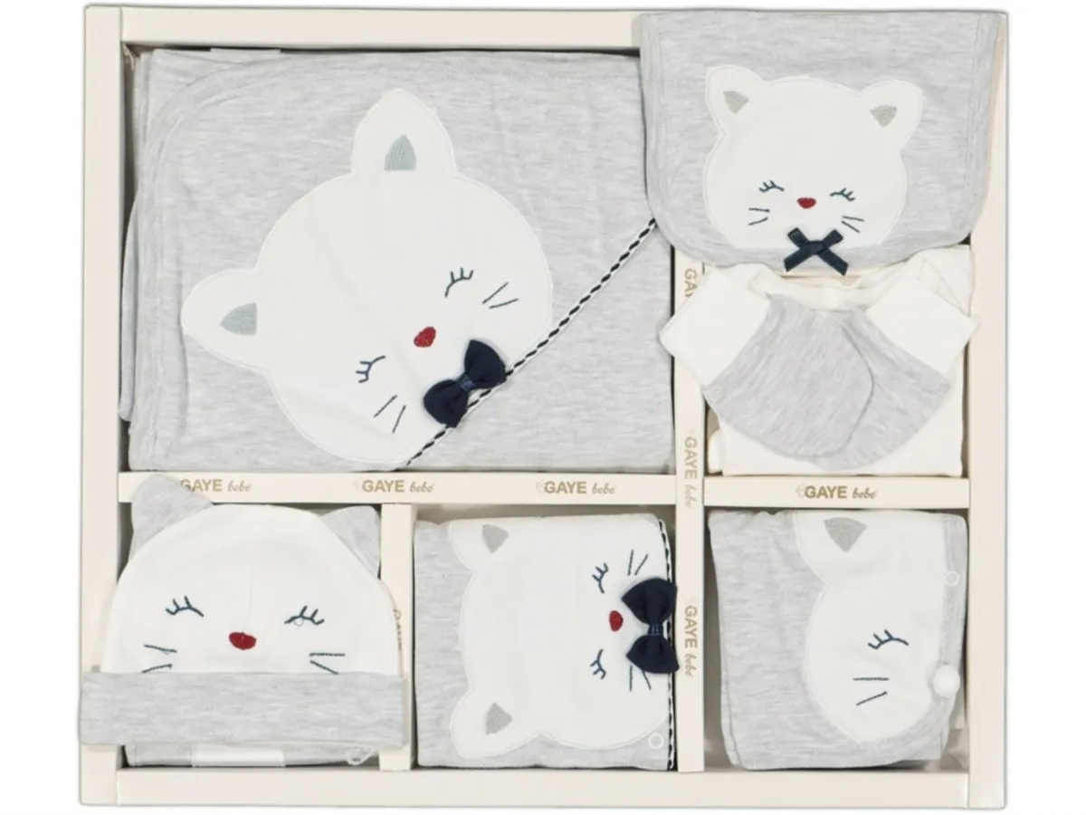 

Jaju Baby, Cute Bear Patterned Baby 10 Pieces Hospital Outfit Set
