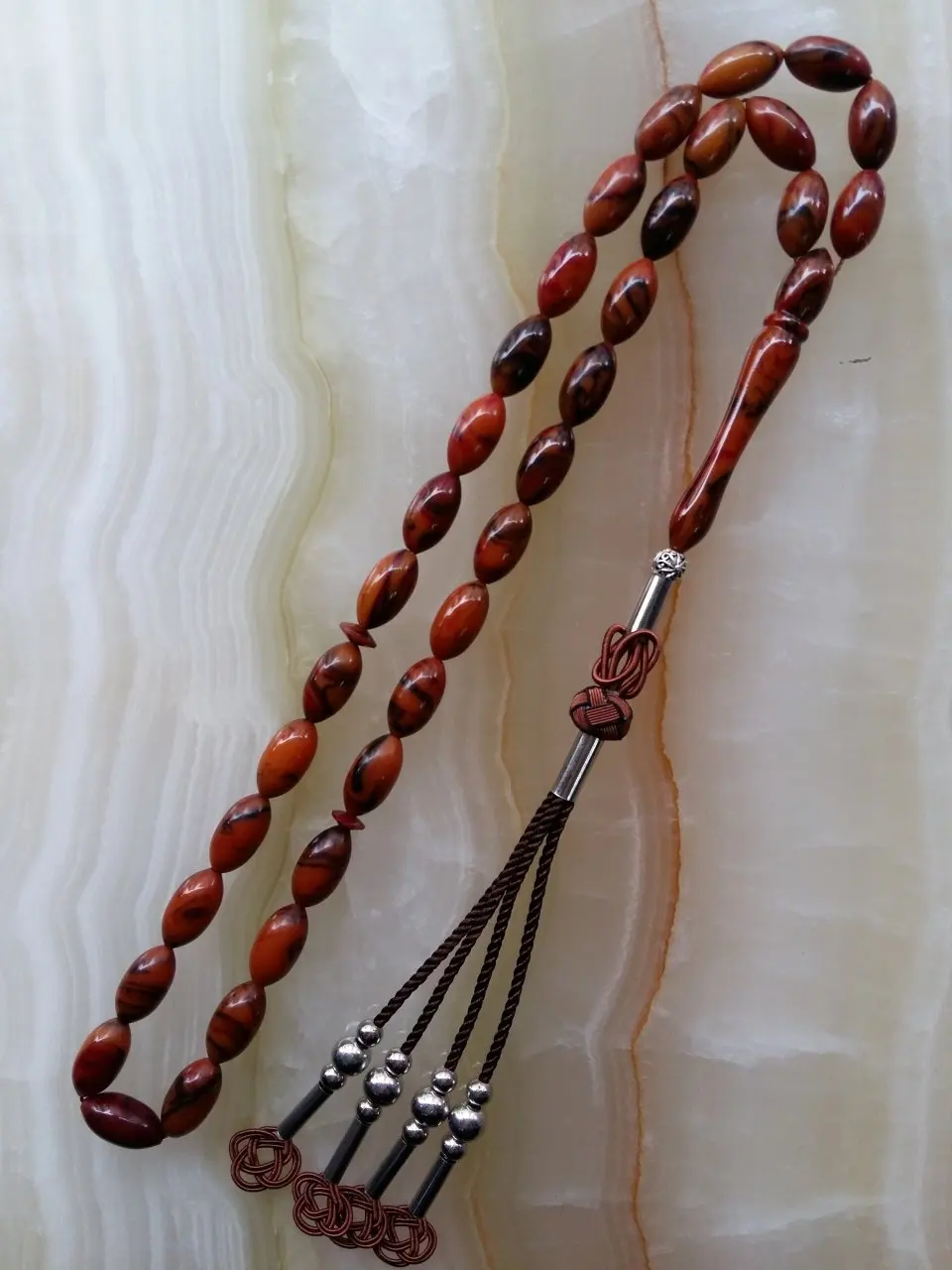 Мусульманские четки Islam Tasbih 33 Молитвенные Четки янтарные молитвенные бусины Misbaha
