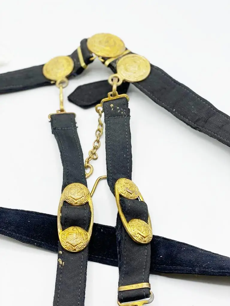 Кортиковое снаряжение ВМФ СССР офицерский ремень |