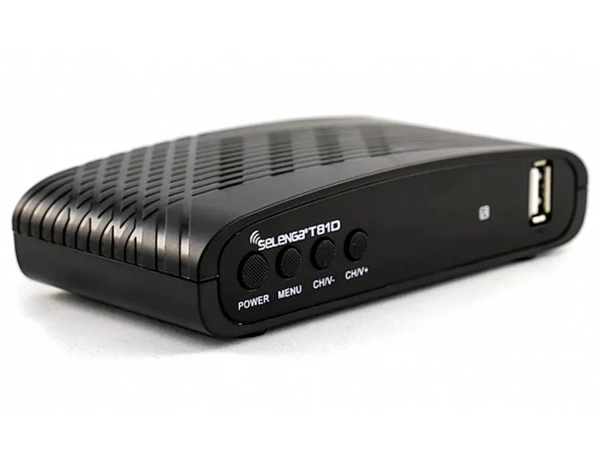 Ресивер цифровой SELENGA T81D эфирный DVB-T2/C тв приставка бесплатное тюнер медиаплеер |