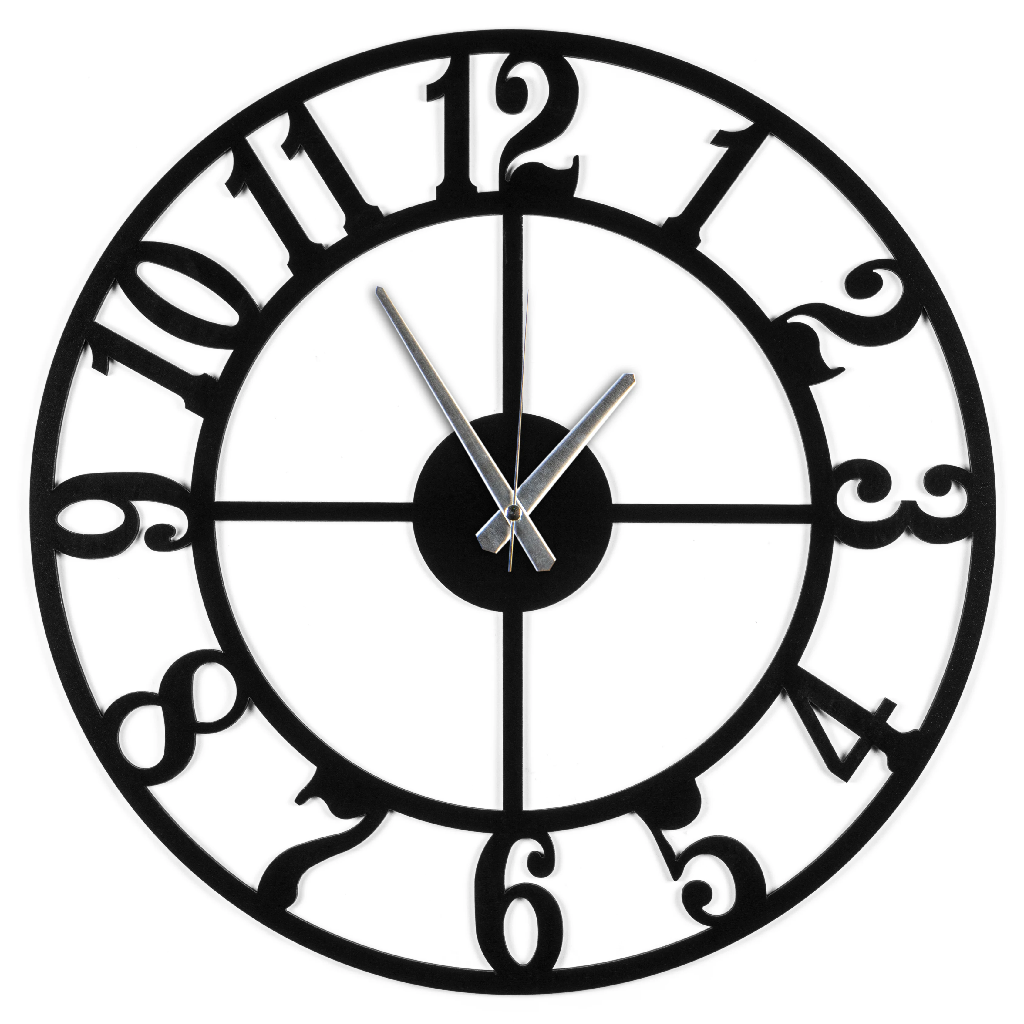 

Elegant Classic Latin Numerals Wooden Circular Wall Clock Modern Abstract Design Home Style Luxury Decoration Art Decor For Living Room Quartz Silent Mechanism Vintage Large Office Kitchen Decorative Bedroom Study
