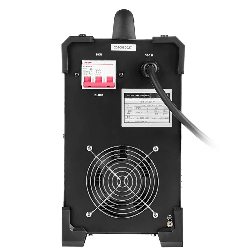 Сварочный аппарат ПТК ПРОФИ ARC 250 (380V) MMA ручная дуговая сварка инвертор