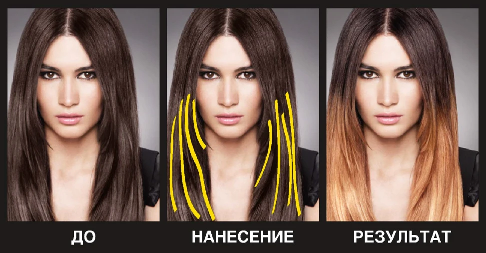 L'Oreal Paris Стойкая краска для волос &quotPreference Wild Ombres&quot оттенок 1 от светло до темно