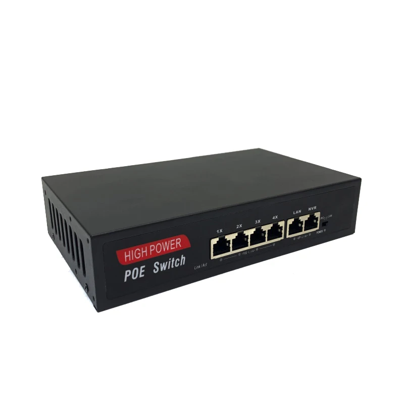 Коммутатор POE switch 52 В 80 Вт 150 300 480 свитч для IP камеры локальной сети сетевого