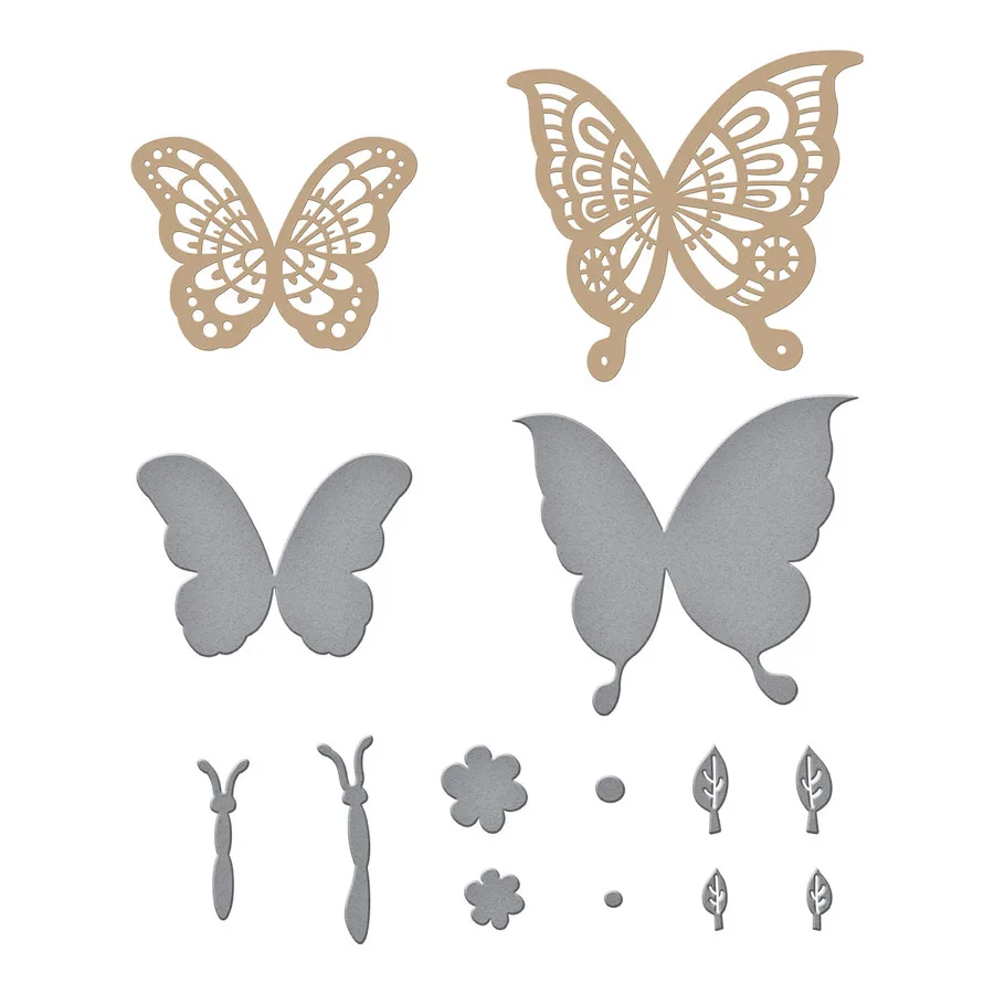 

Butterfly Leaf Flower Animal Metal cutting Dies And Hot Foil Scrapbook Diary decoration Embossing Template Diy Greeting Card