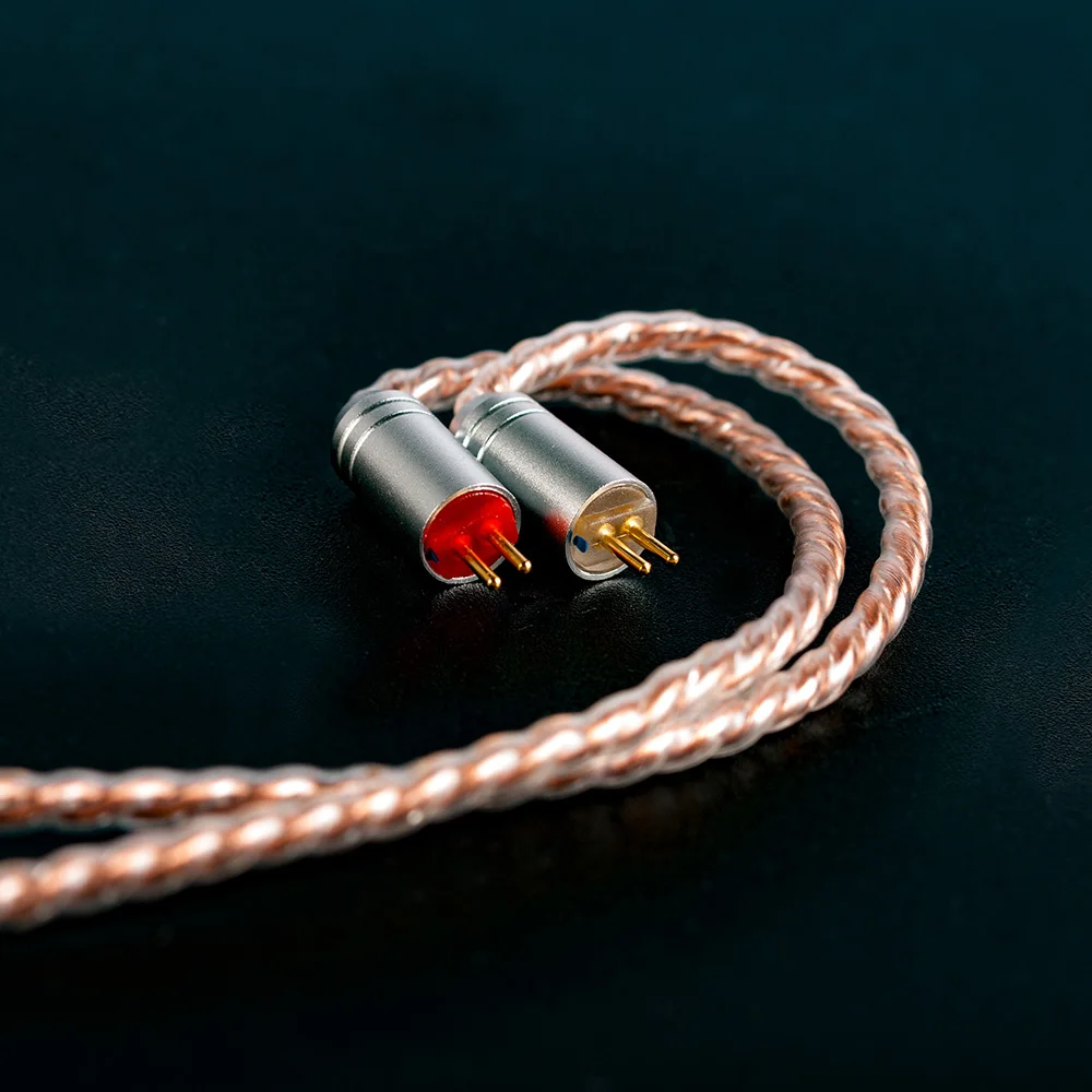4-жильный медный кабель KBEAR с разъемом 2Pin/QDC/TFZ/mmcx3 5 мм микрофоном для KZ ZSX ZAX ASX EDX BLON