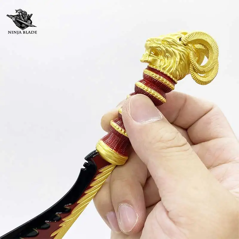 Игровой автомат АС Vorpal Kukri голова льва Грифон Непал мачете сабель неточенная