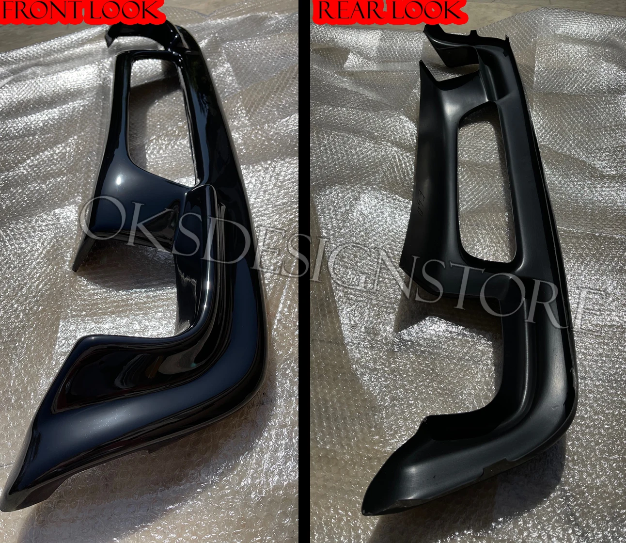 Диффузор заднего бампера из АБС пластика для BMW E60 2003 2004 2005 2006 2007 2008 2009 2010